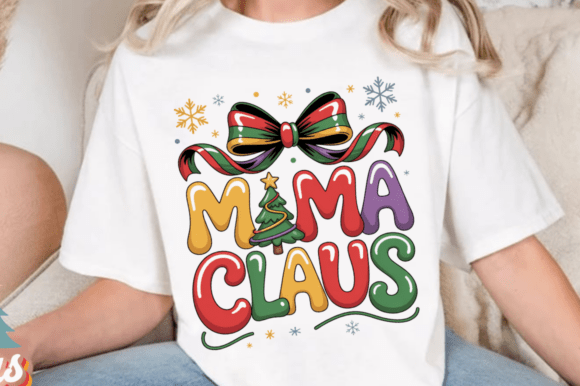 Download Mama Claus Coquette PNG, Christmas Bow - Premium Resources