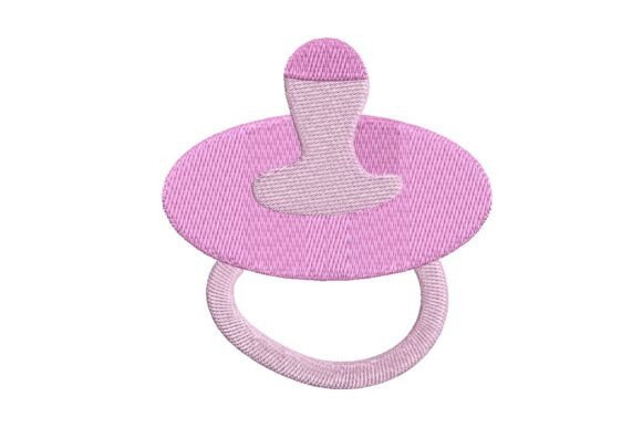 Download Pink Baby Pacifier Embroidery Design - Baby Collection