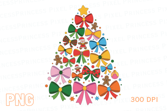 Download Preppy Coquette Christmas Tree Bow PNG, - Premium Resources