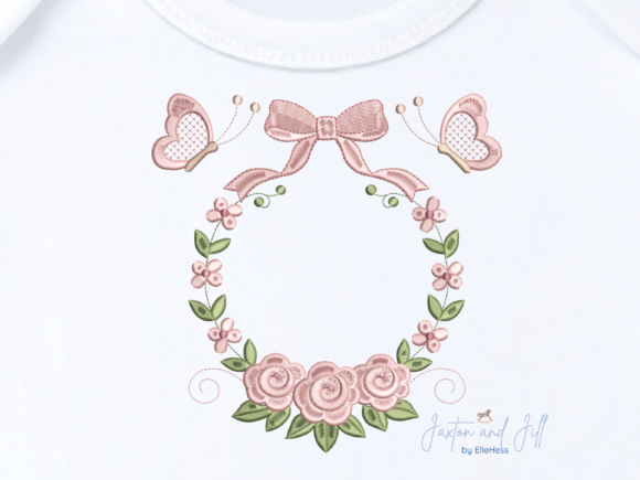 Download Wreath Heirloom-style Floral Embroidery - Premium Resources